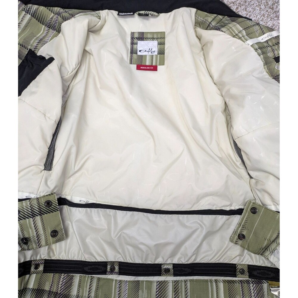 Oakley Green Plaid Ski & Snow Jacket - Picture 14 of 15